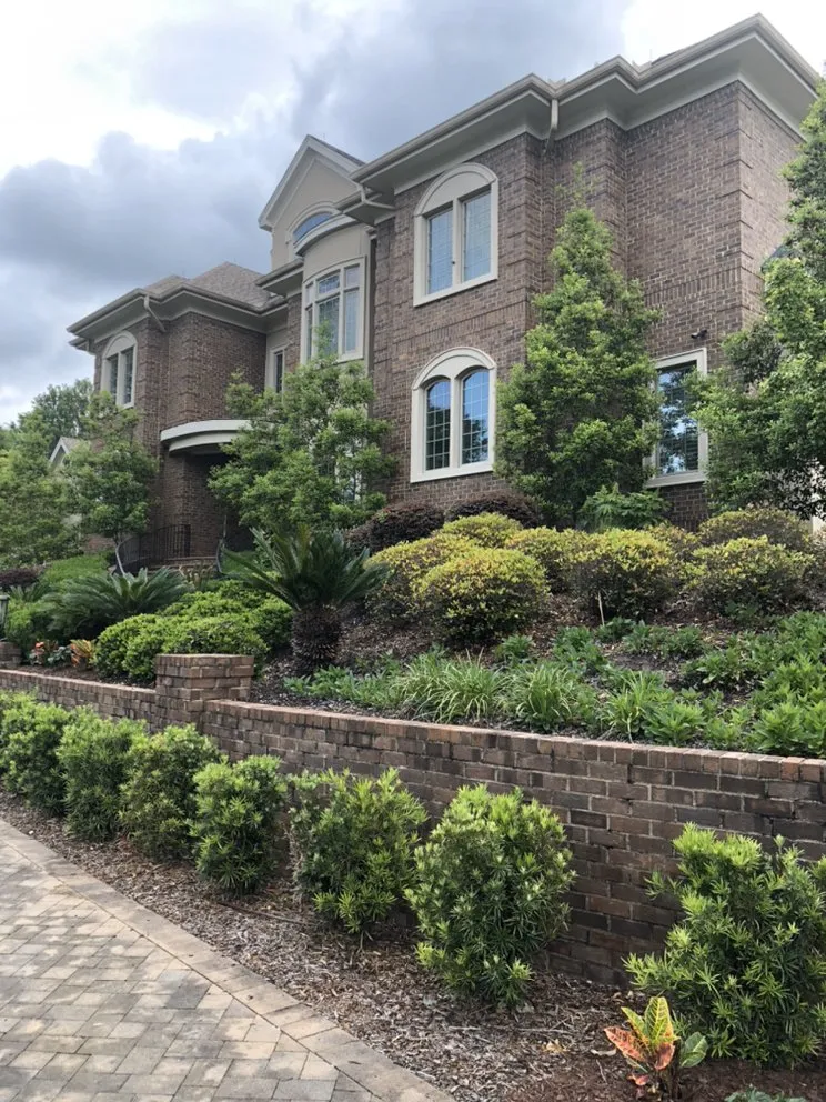 Trusted outdoor landscaping with custom design in Columbia, SC by Top Notch Lawns