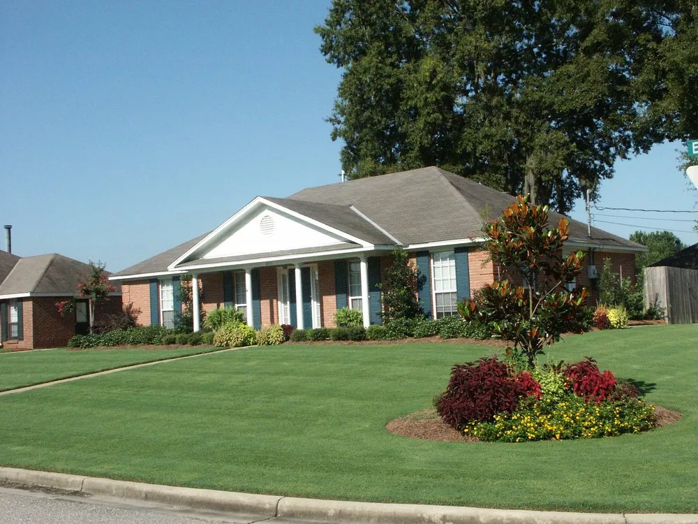 Local yard maintenance with custom design in Montgomery, AL by Top Notch Lawns