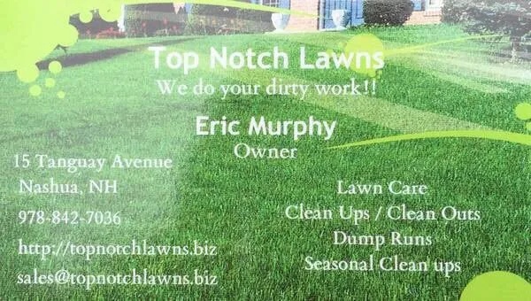 Reliable lawn care service in Nashua, NH by Top Notch Lawns