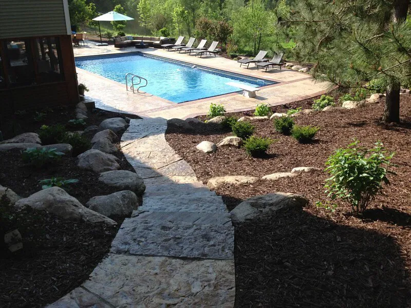 Professional outdoor landscaping near you in Bloomington, IN by Top Notch Mowing and Landscapes