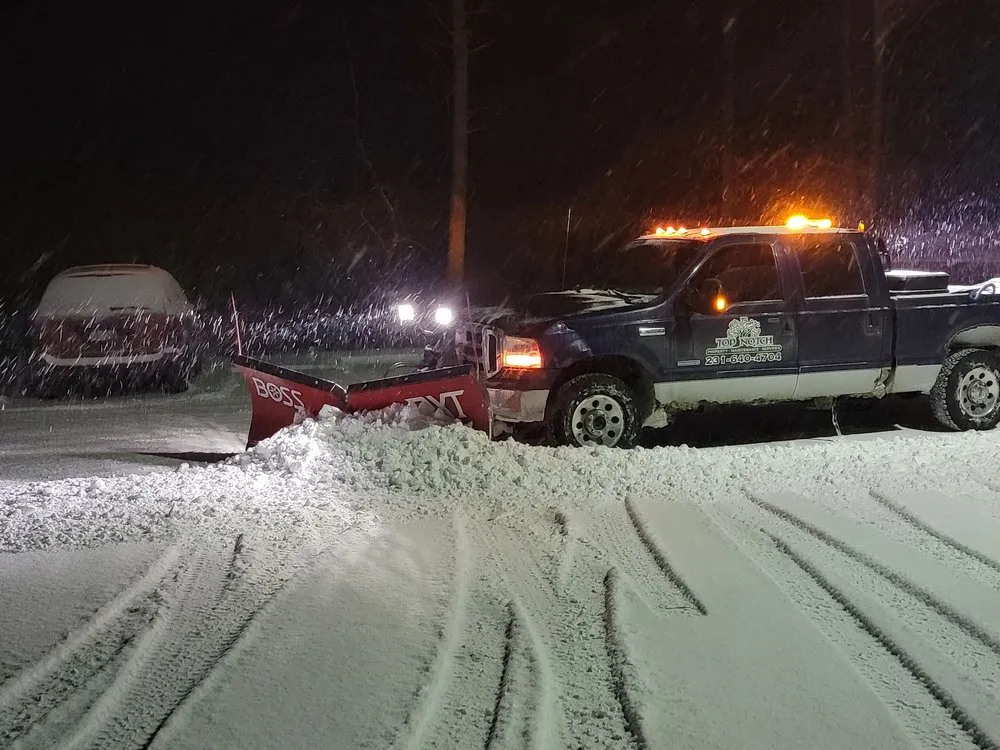 Custom landscape design for homes in Honor, MI by Top Notch Property Maintenance Services