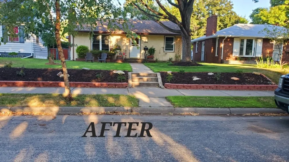 Professional garden landscaping with custom design in Richfield, MN by Top Notch Property Management Services