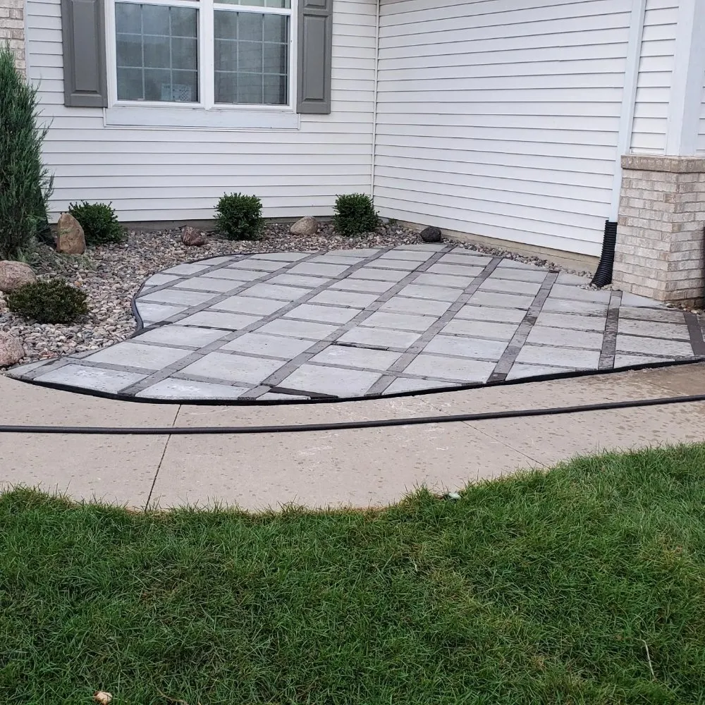 Custom residential landscaping in Richfield, MN by Top Notch Property Management Services