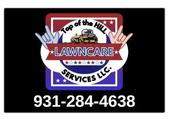 Top of the HILL Lawncare Services Logo