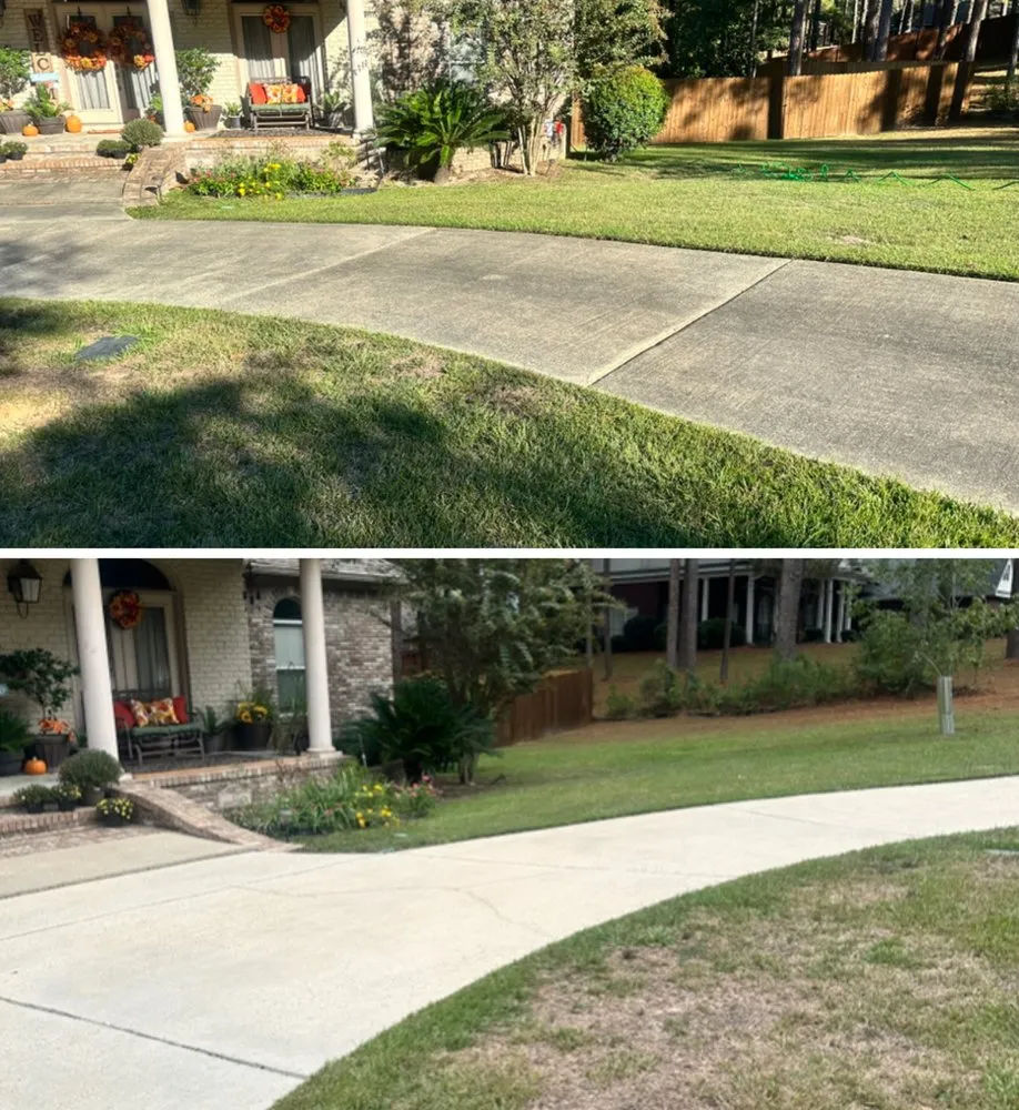 Local landscape installation in Hattiesburg, MS - Top Pressure Washing