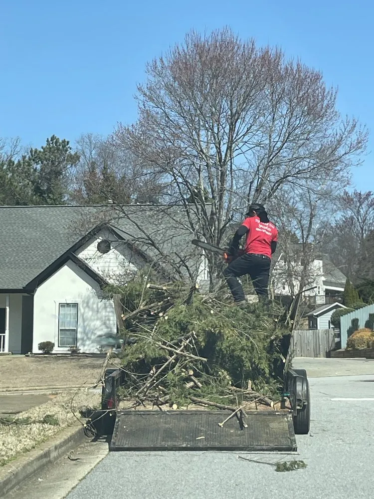 Custom yard maintenance for residential properties in Stone Mountain, GA by Top Rated Tree Specialist