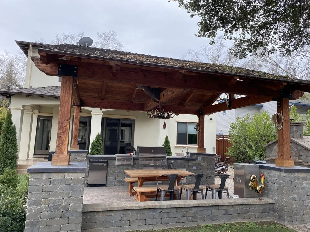 Professional outdoor landscaping in Hollister, CA - Top Rock Construction