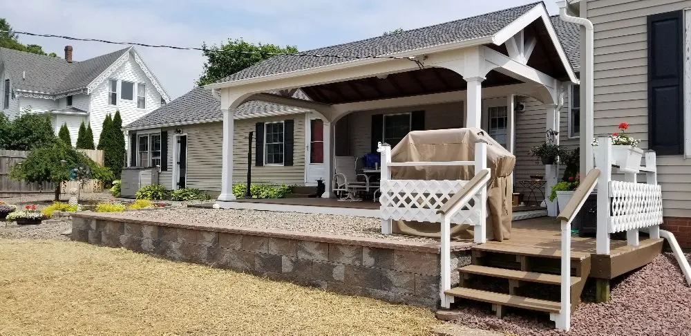 Custom residential landscaping for residential properties in Milton, PA by Top Rock Design/Landscape