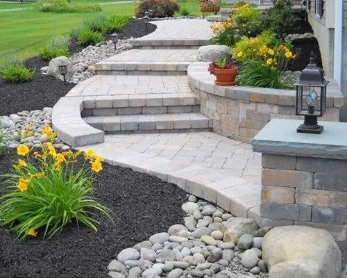 Custom garden landscaping in Milton, NY by Top Seed Landscape Design