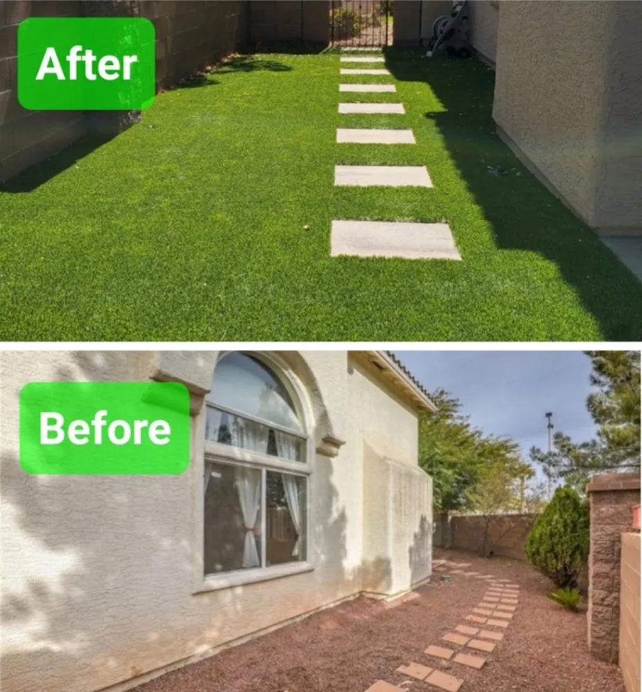 Professional lawn care service in Las Vegas, NV by Top Set Turf