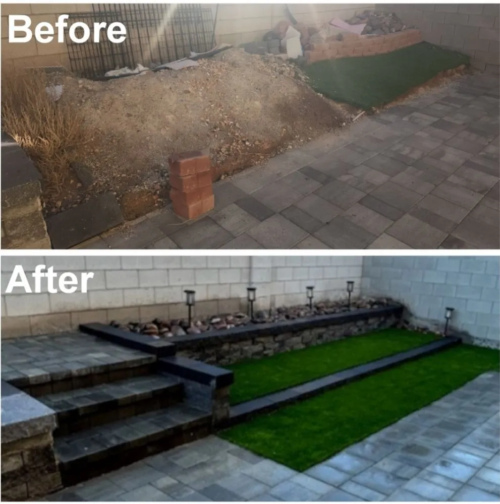 Reliable yard maintenance for year-round maintenance in Las Vegas, NV by Top Set Turf