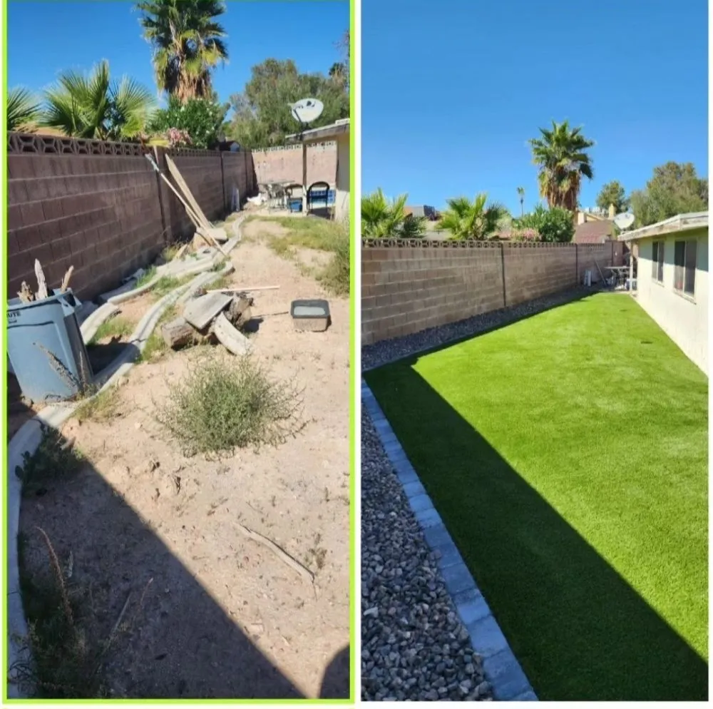Affordable garden landscaping in Las Vegas, NV by Top Set Turf