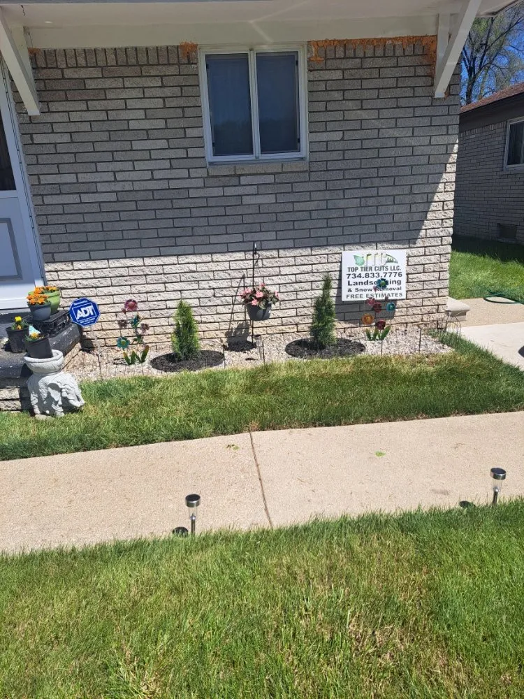 Affordable landscape installation for beautiful yards in Westland, MI by Top Tier Cuts