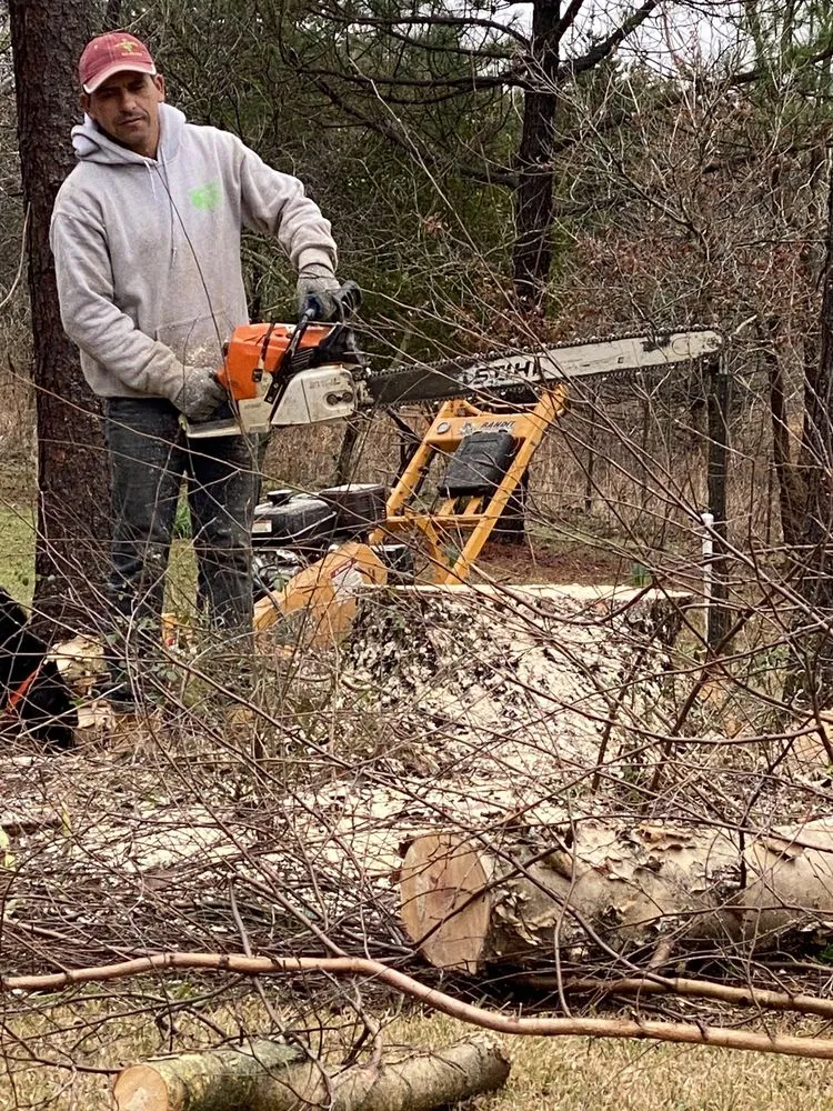 Expert garden landscaping in Sherman, TX by Top Tree Service