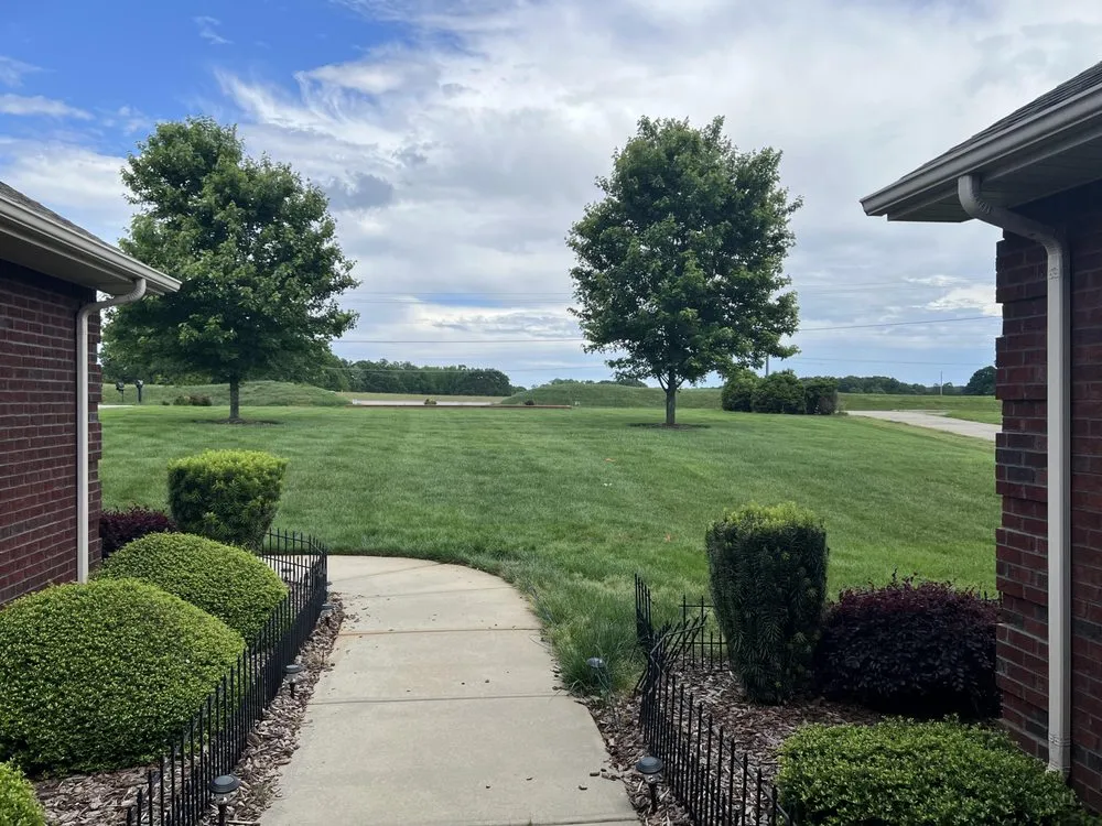 Custom residential landscaping with custom design across Keller, TX - Top Turf