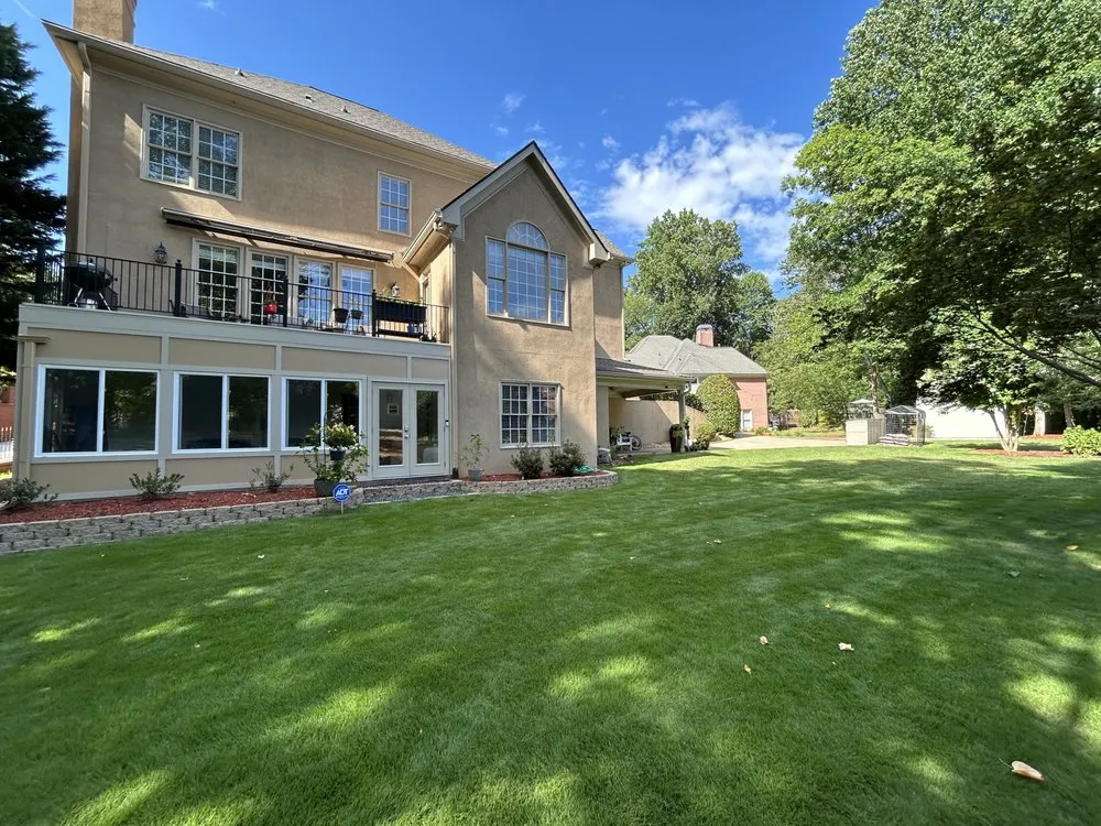 Custom outdoor landscaping near you in Charlotte, NC by Top Turf Lawn Care and Pest Management