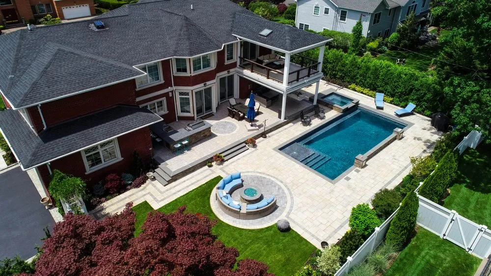 Local lawn mowing service with custom design across Oceanside, NY - Topaz Design Group