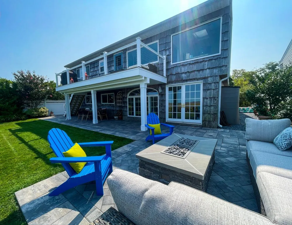 Affordable landscape design in Oceanside, NY by Topaz Design Group