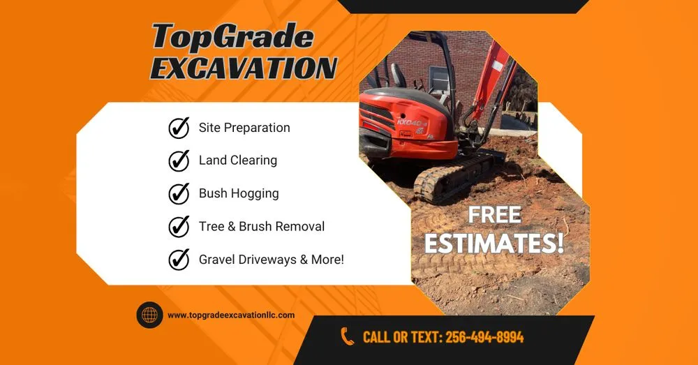 Reliable residential landscaping near you across Huntsville, AL - TopGrade Excavation