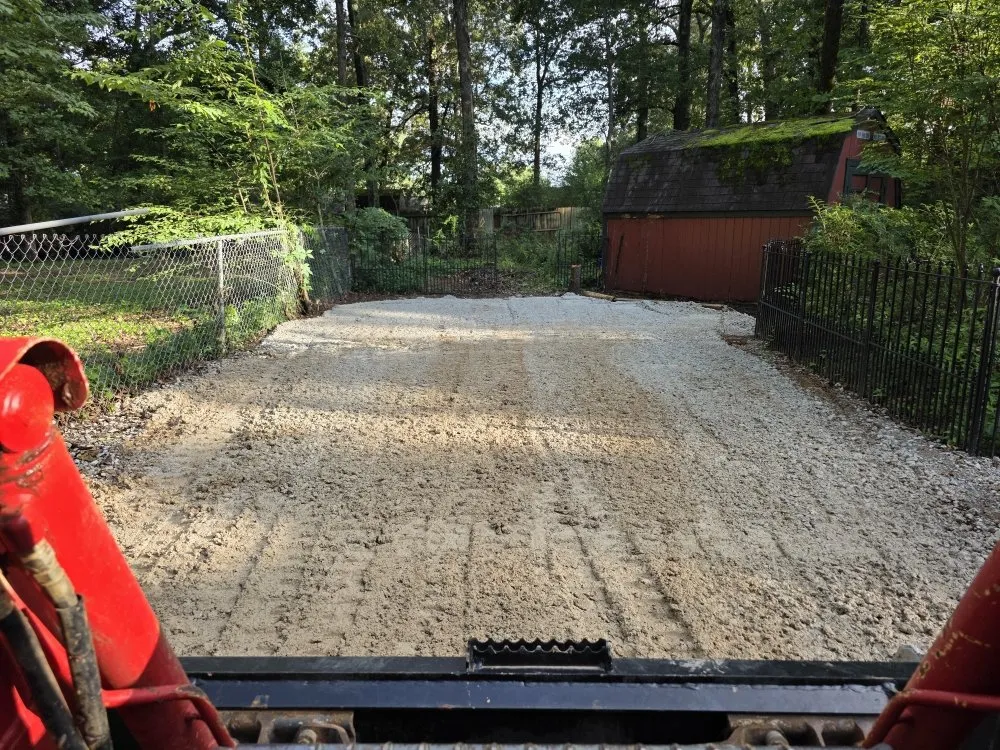 Professional lawn mowing service with custom design in Huntsville, AL by TopGrade Excavation