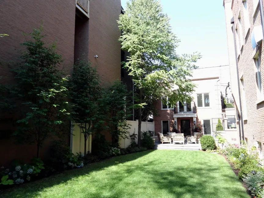 Professional outdoor landscaping with custom design in Chicago, IL by Topiarius - Urban Garden & Floral Design