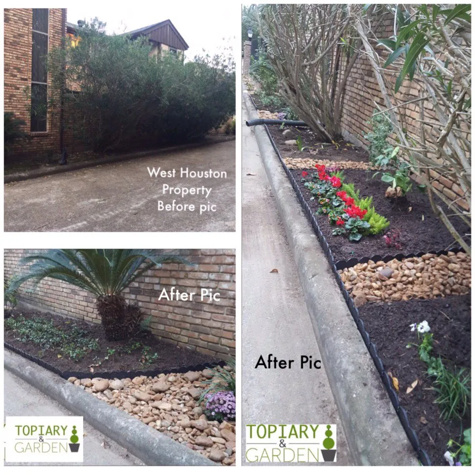 Expert landscaping services in Houston, TX by Topiary and Garden