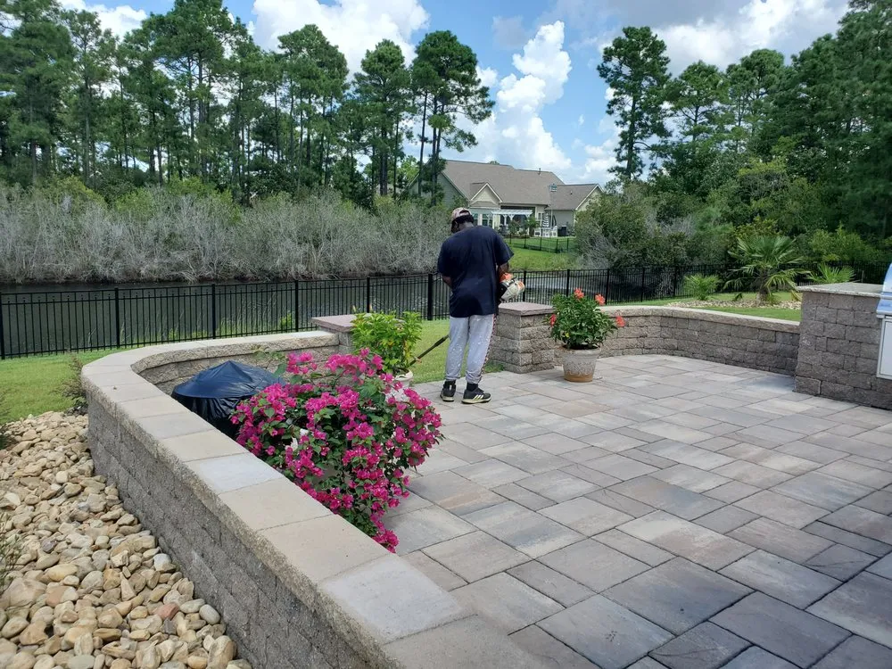 Professional lawn mowing service for outdoor upgrades across Myrtle Beach, SC - Topnotch Landscaping