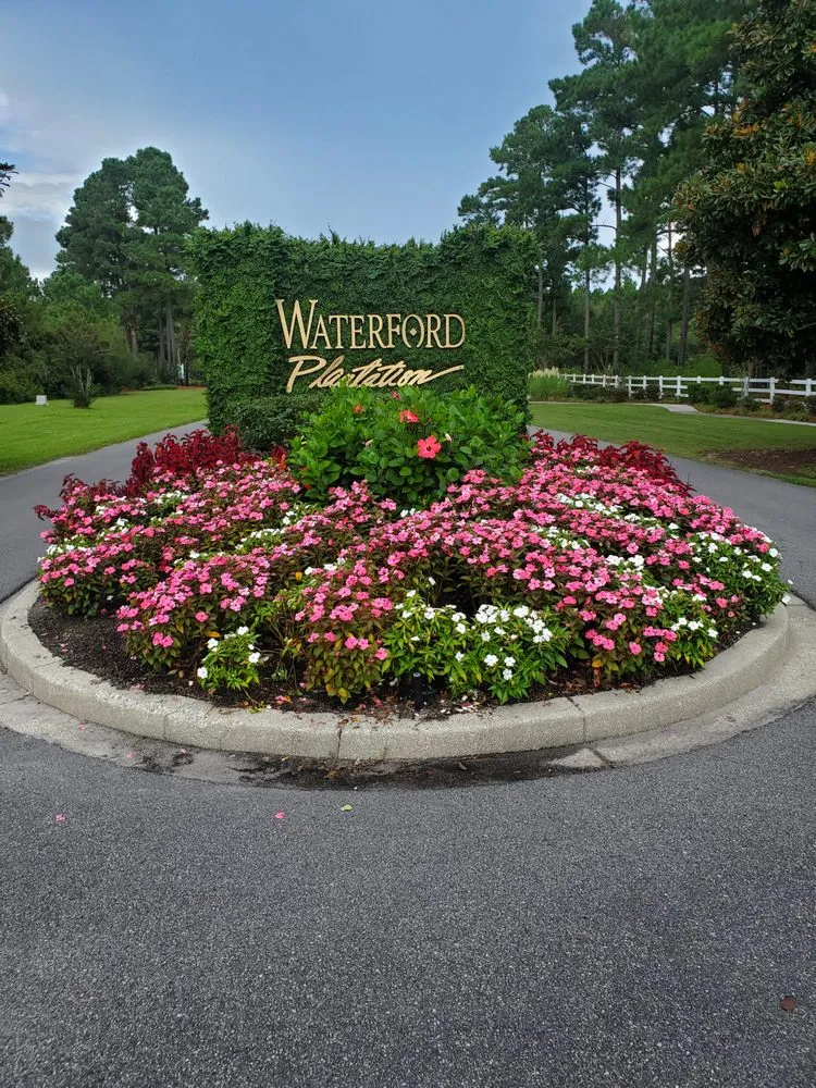 Professional yard maintenance with custom design in Myrtle Beach, SC by Topnotch Landscaping
