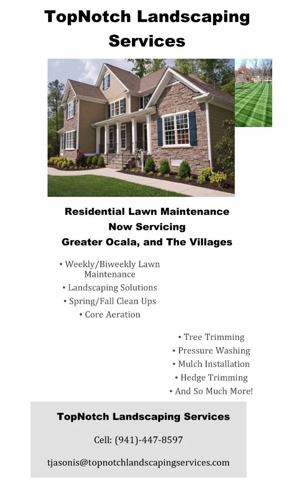 Local landscape design experts serving Umatilla, FL - TopNotch Landscaping Services