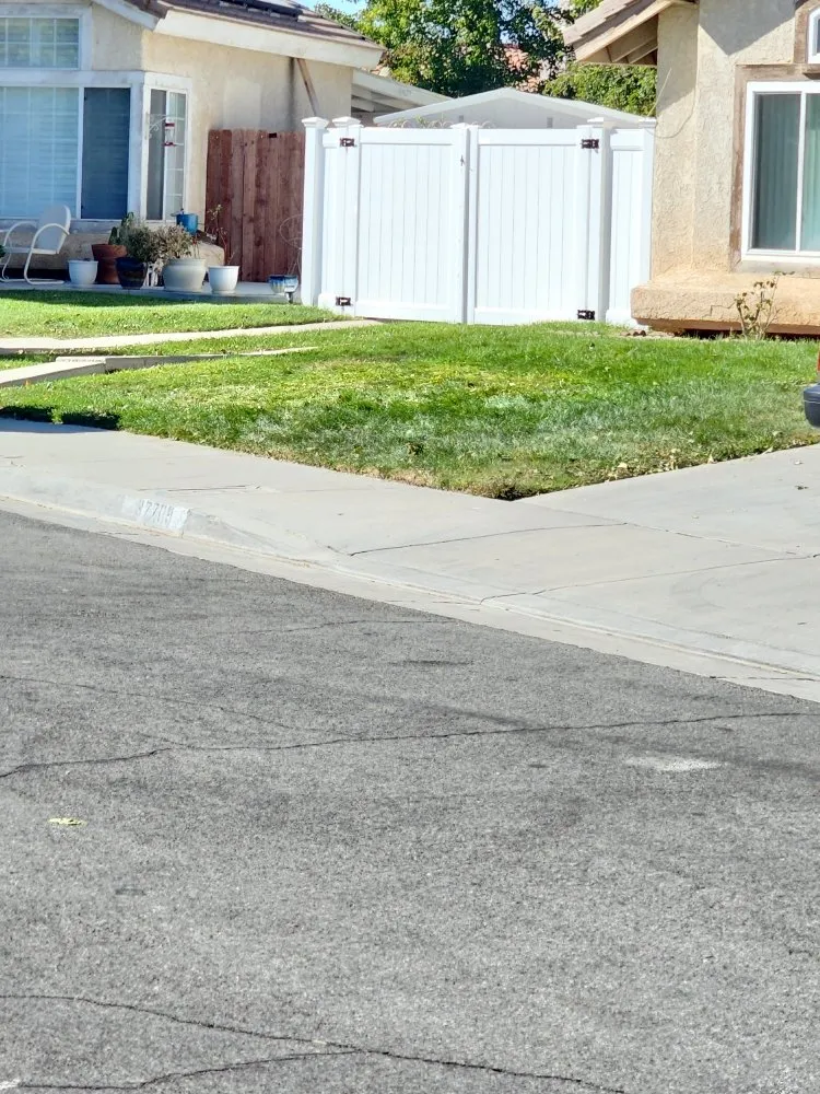 Expert lawn mowing service for year-round maintenance in Lake Los Angeles, CA by Topp Gunn Landstructions