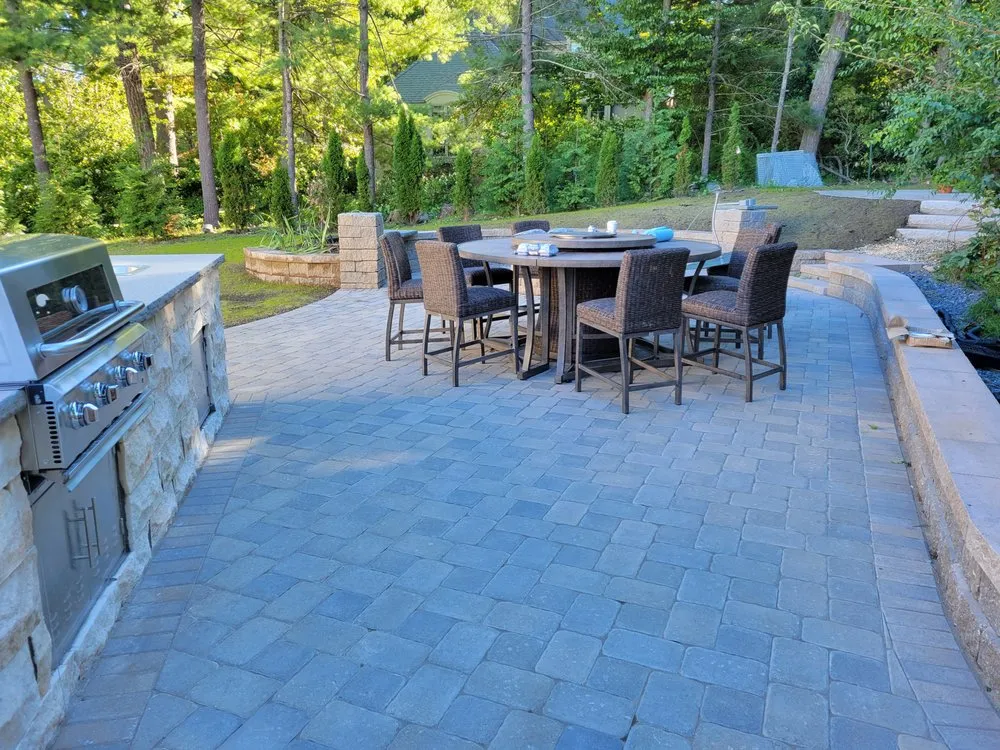 Custom landscape design in Billerica, MA - Topping Landscaping