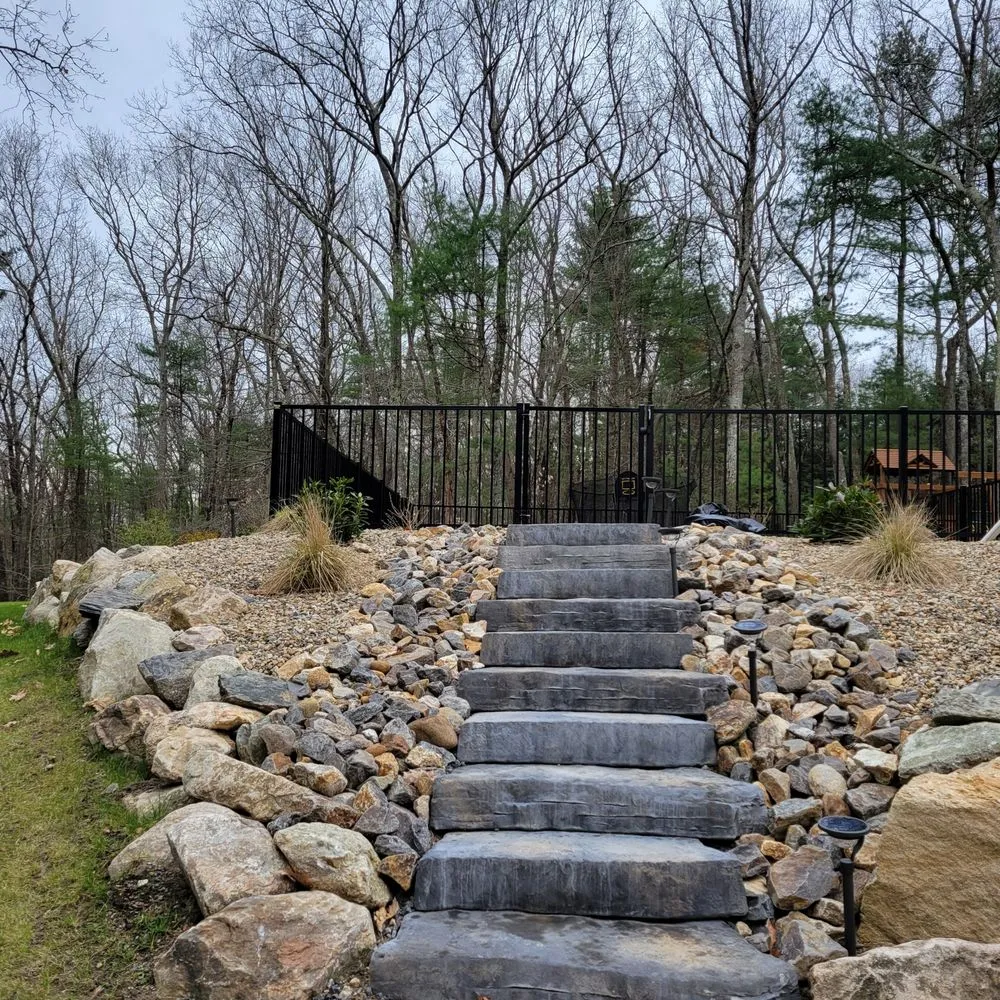 Professional landscape design in Billerica, MA by Topping Landscaping