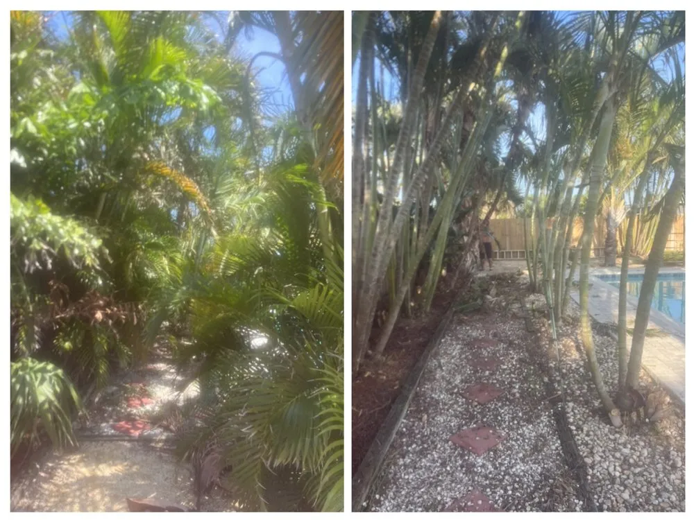 Local garden landscaping in Melbourne, FL by Tops Down Tree Service