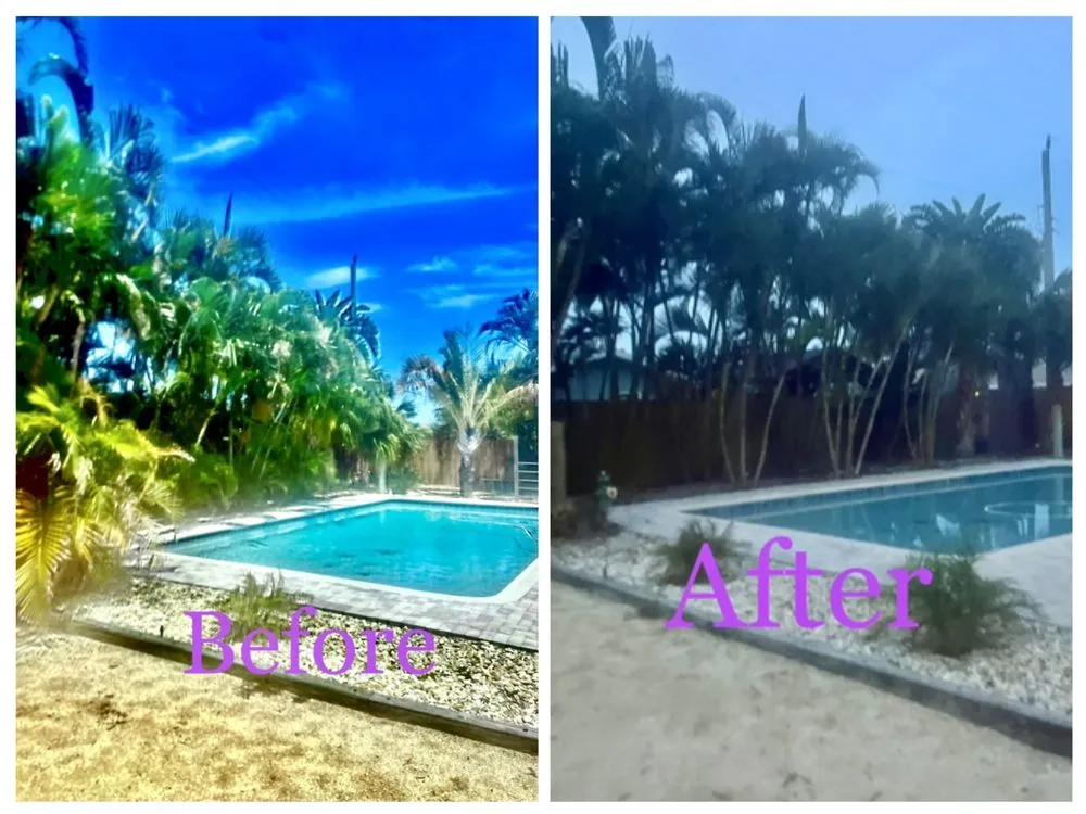 Top-rated garden landscaping for outdoor upgrades in Melbourne, FL by Tops Down Tree Service