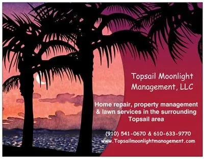 Professional residential landscaping for homes in North Topsail Beach, NC by Topsail Moonlight Management