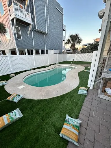 Top-rated yard cleanup service for homes in Hampstead, NC by Topsail Outdoor Living