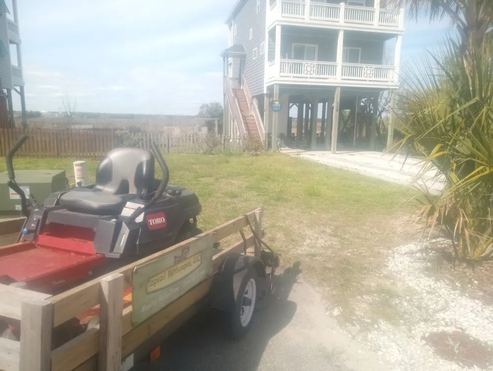 Reliable landscape design in North Topsail Beach, NC by Topsail Turfscapes