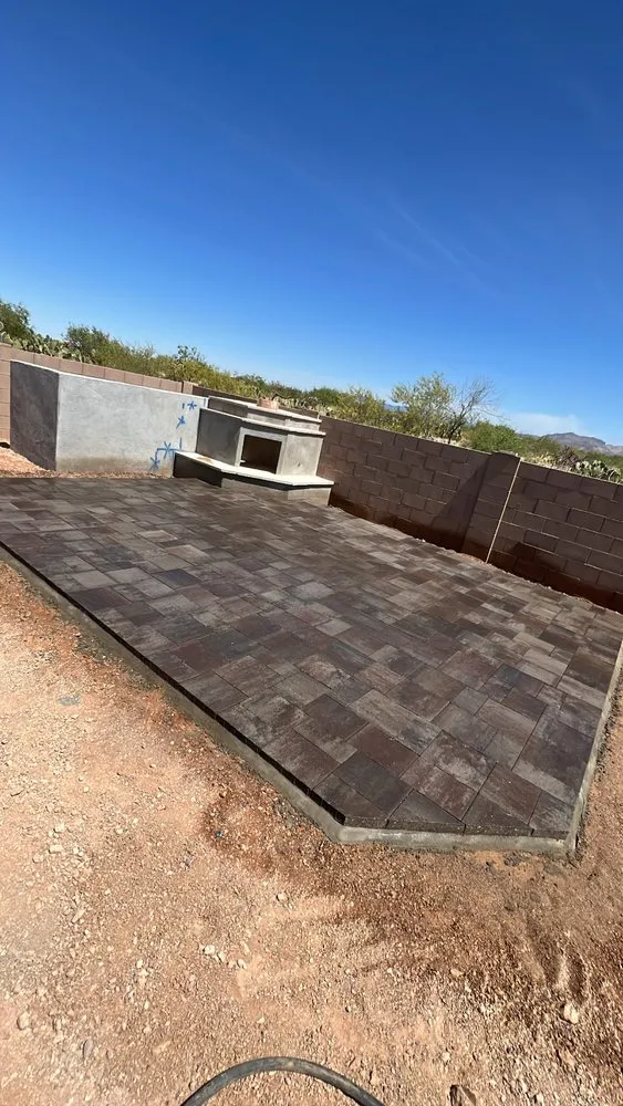 Custom landscape installation in Tucson, AZ - TopTier Landscaping