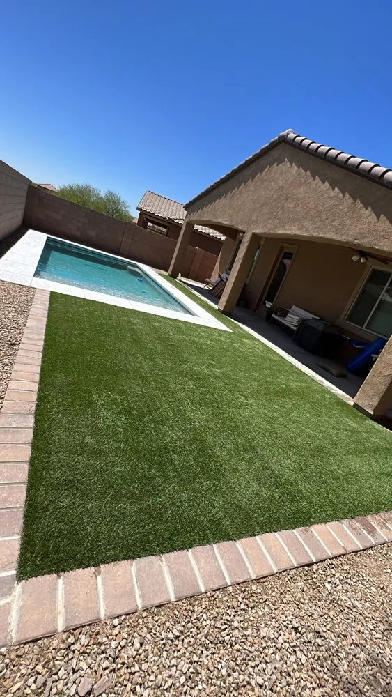 Custom landscaping services for year-round maintenance in Tucson, AZ by TopTier Landscaping