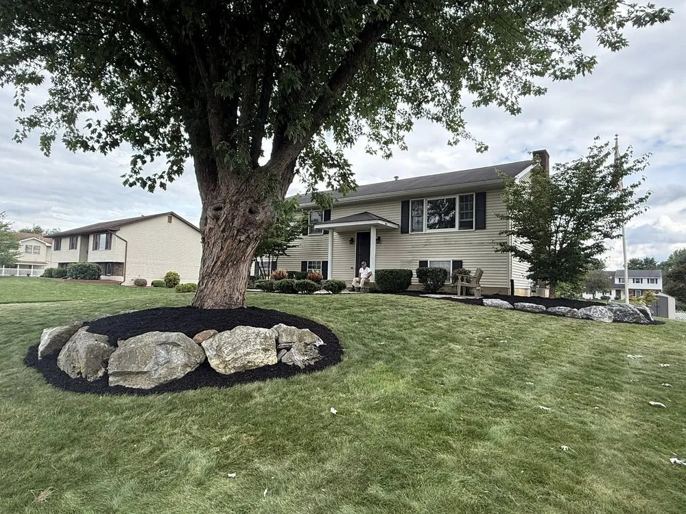 Custom landscape design in Easton, PA by Toribio Total Lawn Care & Landscaping