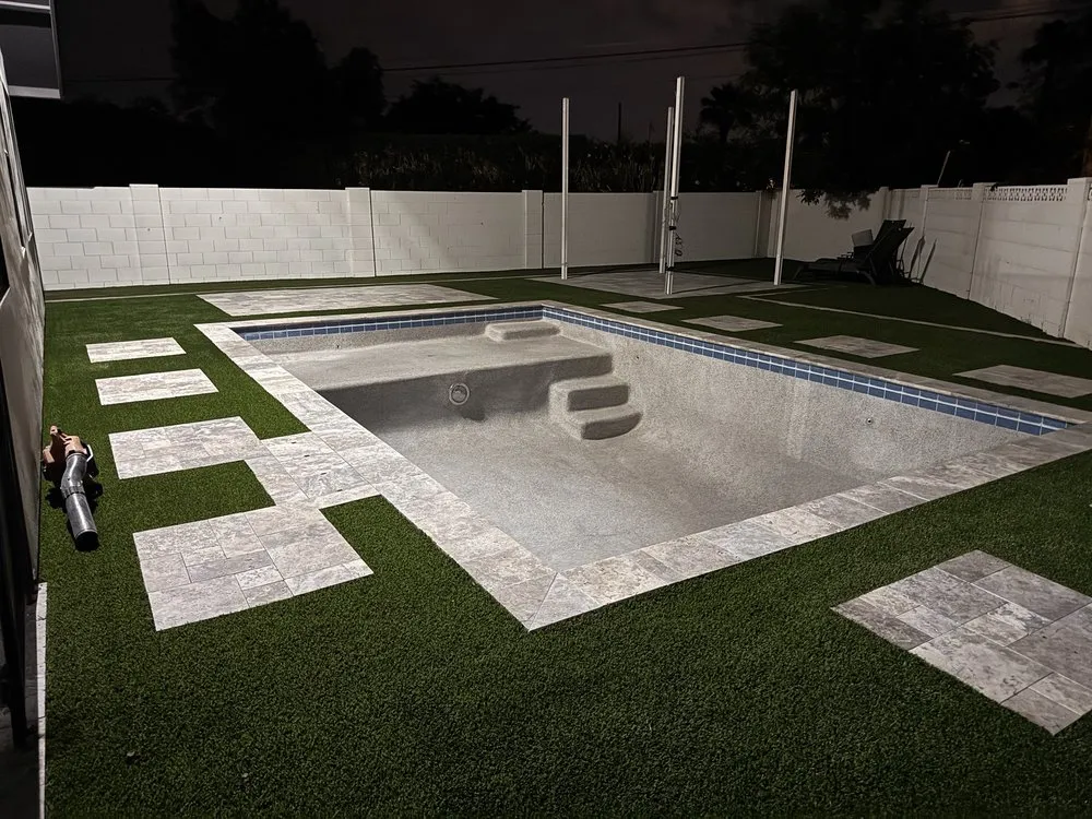 Custom outdoor landscaping in Glendale, AZ by Toro Valley Hardscapes