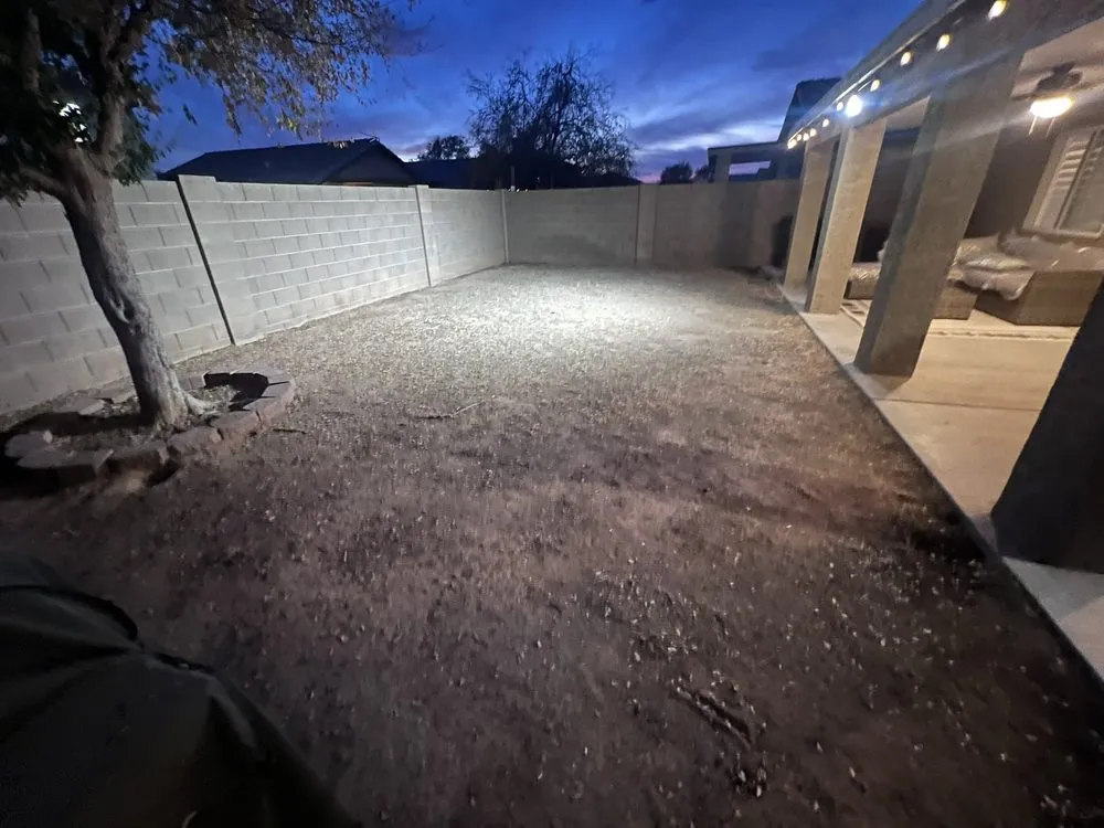 Affordable yard maintenance with custom design in Glendale, AZ by Toro Valley Hardscapes