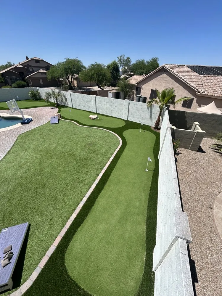 Professional landscape installation in Glendale, AZ by Toro Valley Hardscapes
