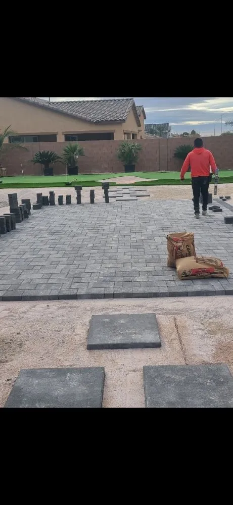 Professional yard maintenance in North Las Vegas, NV by Torres Landscaping