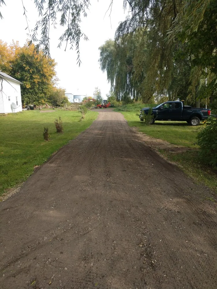 Professional yard cleanup service for residential properties across Fremont, MI - Total Earth Works