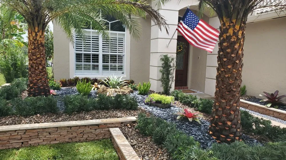 Affordable landscape design for residential properties in Pembroke Pines, FL by Total Garden Landscaping