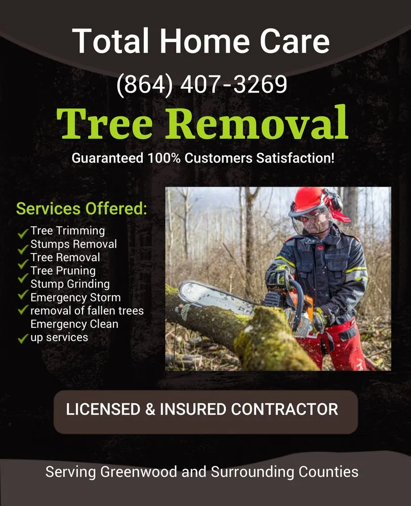 Top-rated yard cleanup service in Greenwood, SC by Total Home Care