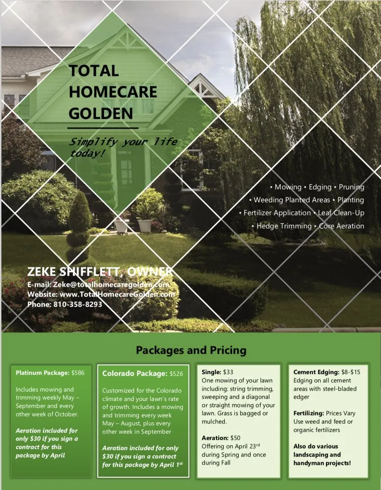 Custom garden landscaping for outdoor upgrades in Golden, CO by Total Homecare Golden