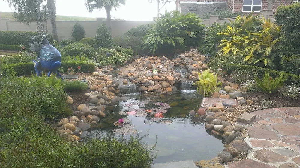 Affordable residential landscaping with custom design across Mandeville, LA - Total Landscape and Irrigation