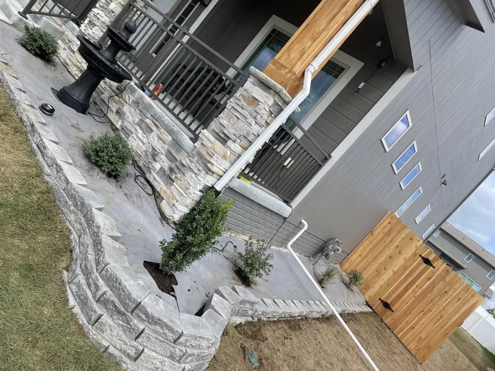 Custom landscape installation for residential properties across Omaha, NE - Total Lawn and Landscaping